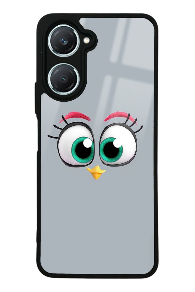 Vivo Y18 Glossy Phone Case with Gray Design