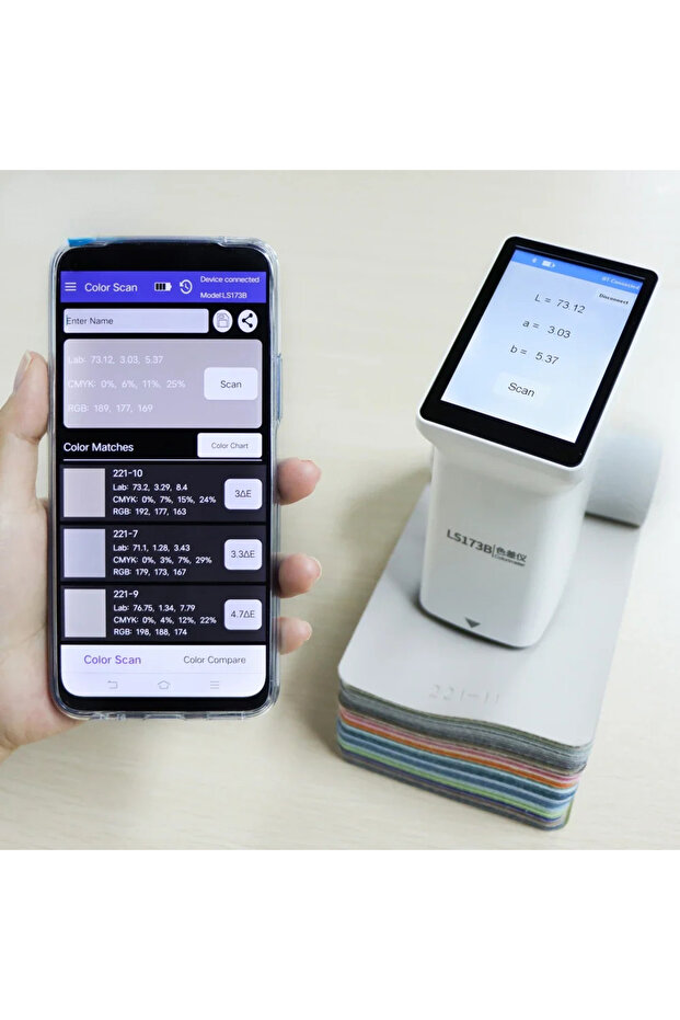 LS173 LS172 Portable Multifunctional Colorimeter With Touch Screens Color Analyzer Lab Values Ind... - 3