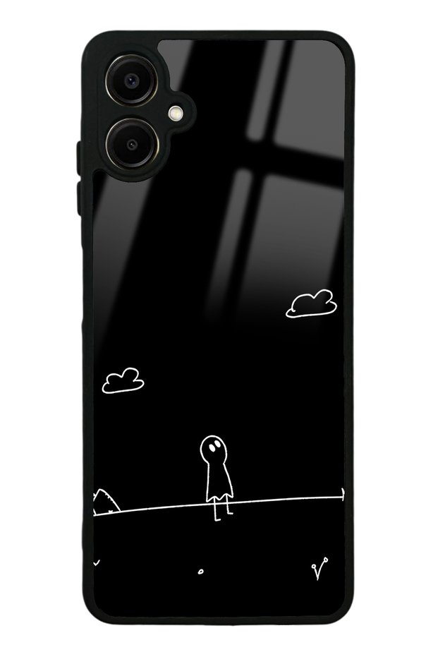 Samsung A06 Doodle Casper Design Glossy Phone Case