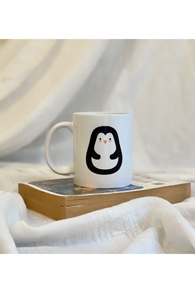 Tatlı Penguen Tasarımlı Kupa - 1