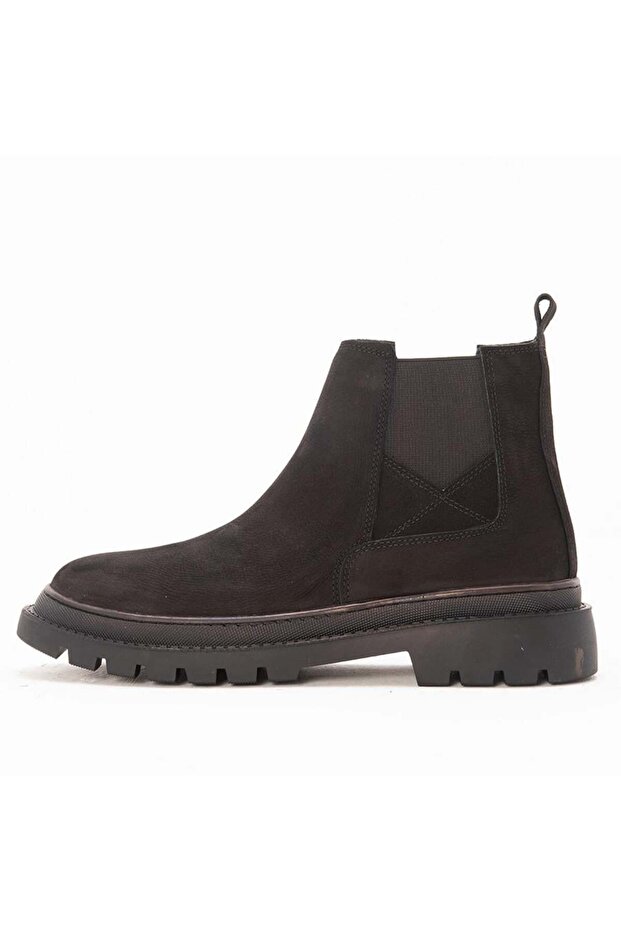 Nestor Men's Khaki Nubuck Leather Boots 240