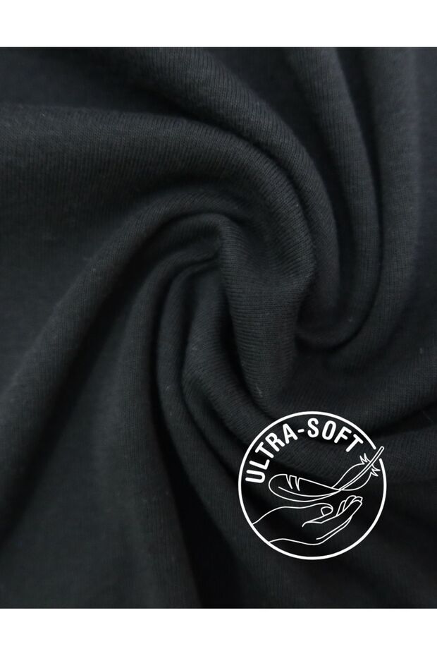 Női pamut bugyi - 5 db fekete string (S, M, L, XL) - 5