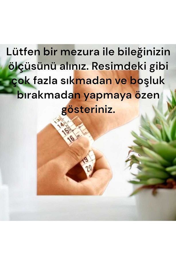 %100 Saf Bakır Bileklik Örgü Model Bilezik - 4