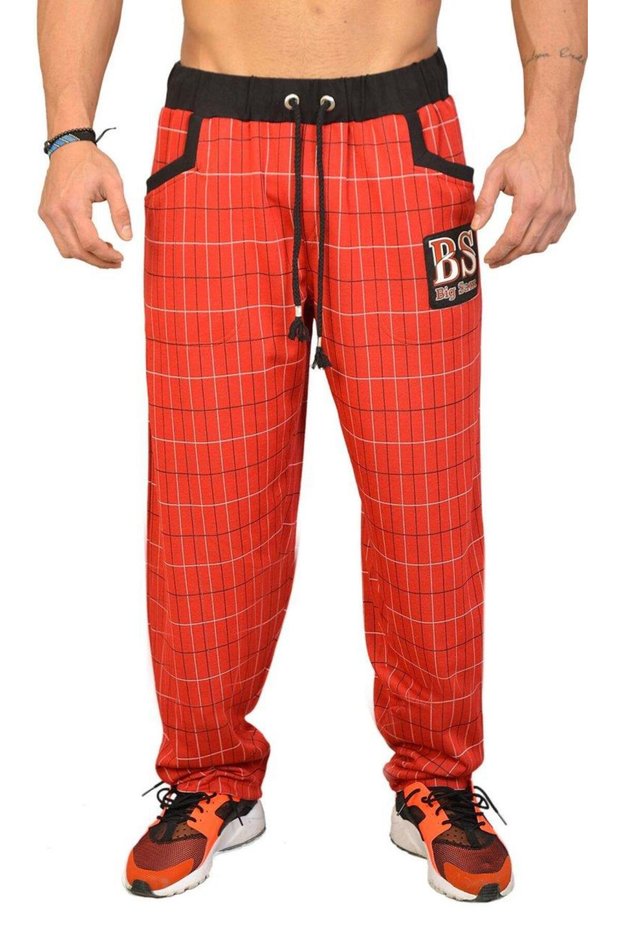 Red Striped Sweatpants 1118
