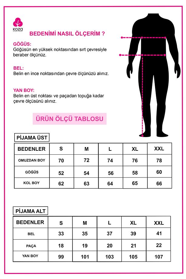 Erkek Pamuklu Double Yaka Uzun Kollu Cep Detaylı Pijama Takımı - 7