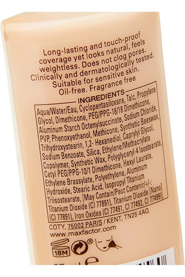 Facefinity Lasting Performance Foundation - 103 - Soft Sand, 35ml - 2