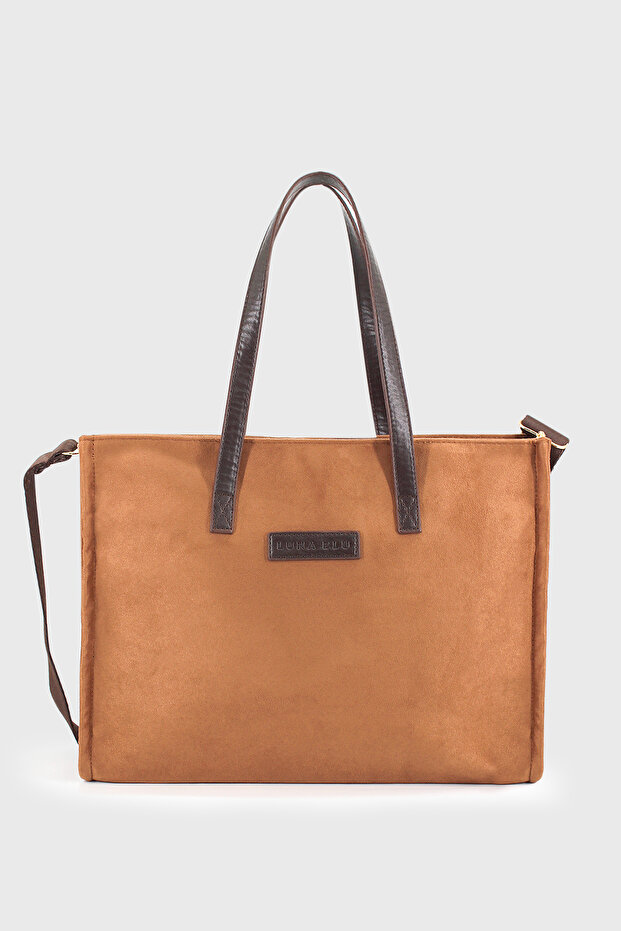 Women's Suede Shopper Bag