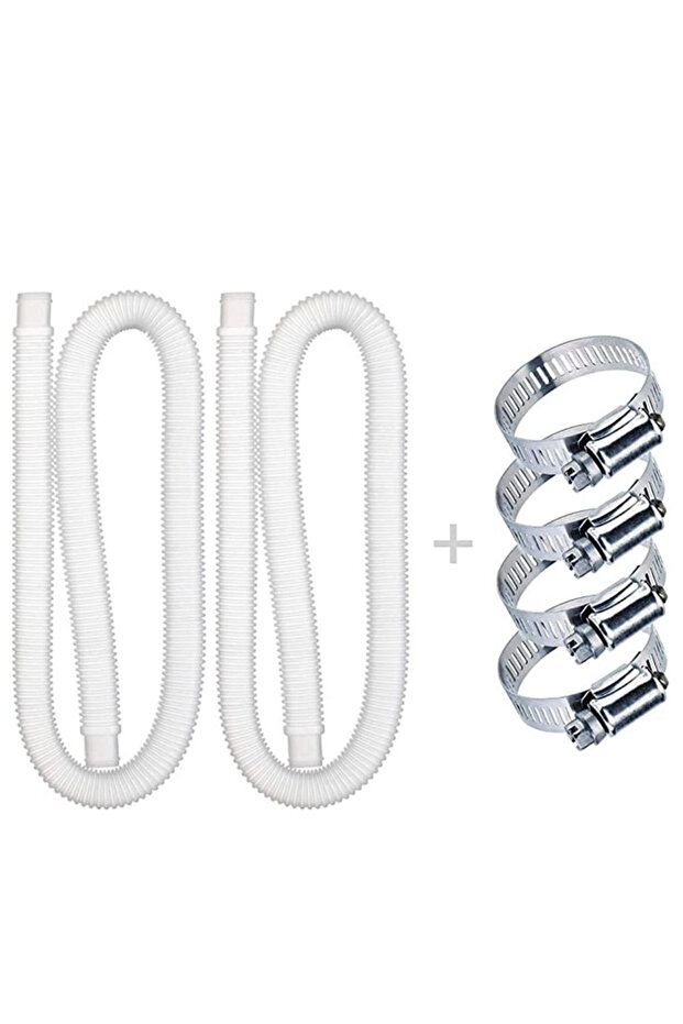 2pcs Pool Drain Hose Cuff Replacement Easy Installation Leak-Proof Pool Tubes for Outdoor Swimming S