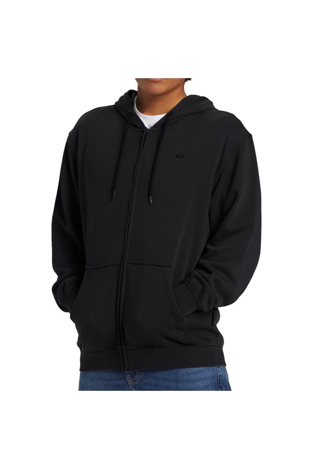 Salt Water Zip Hoodie Men's Black Sweatshirt Men's Sweatshirt Aqyft03330