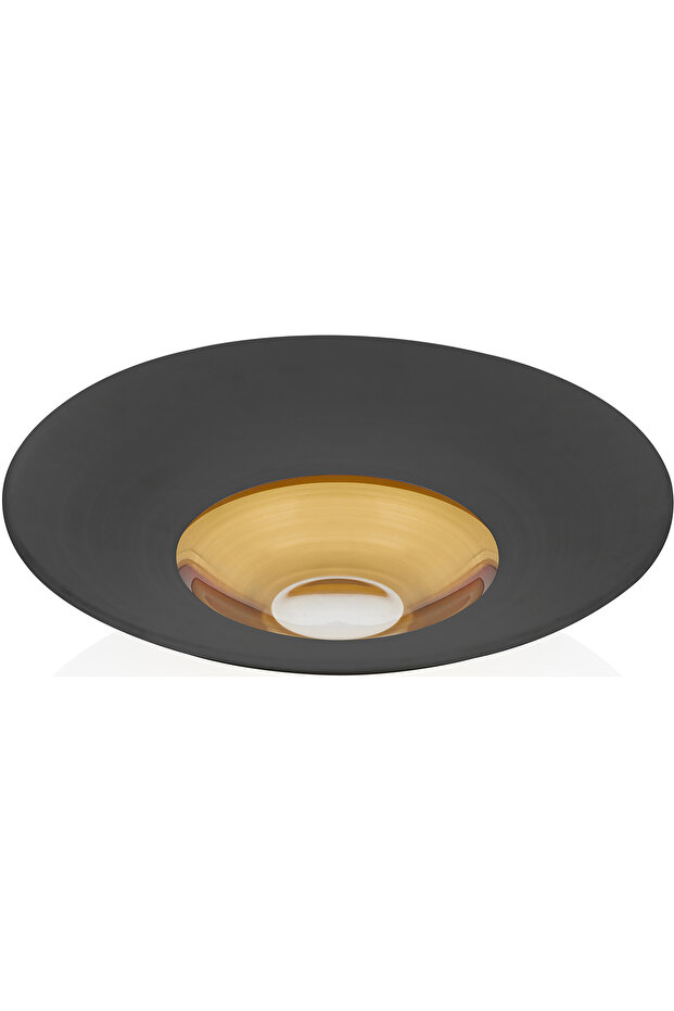 Vision Black 30 cm Black Gilded Gold Glass - 24 K 9- 01080024
