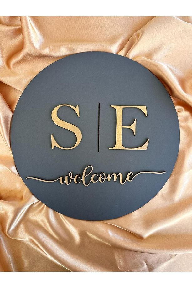 Welcome Ahşap Kişiselleştirilebilir El Yapımı Kapı Süsü, Isimli Kapı Süsü, Kapı Çelengi, Kapı Dekoru - 7