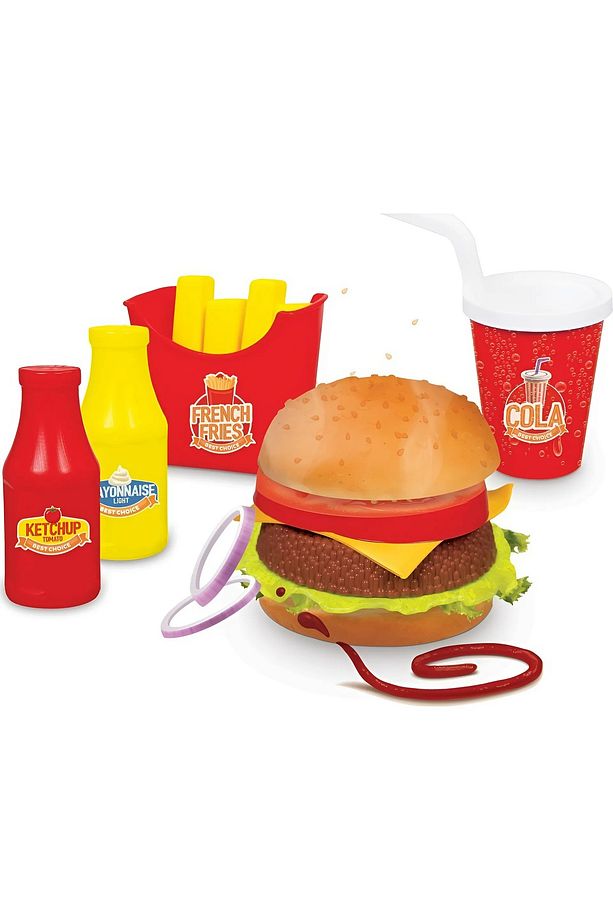 Mr. Chef Hamburger Menü Oyuncak Seti Kartela - 1