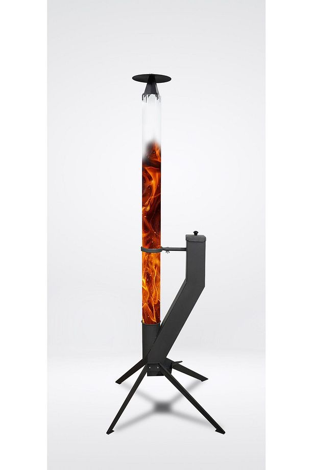 Füze Tip Pelet Sobası-Alev Lambası - 3