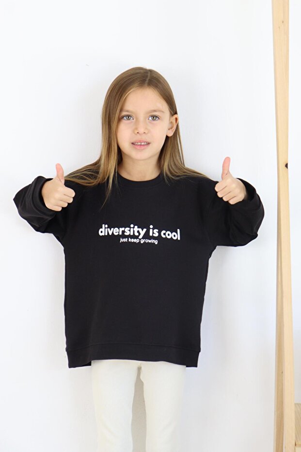 Diversity Baskılı Unisex Sweatshirt - 4