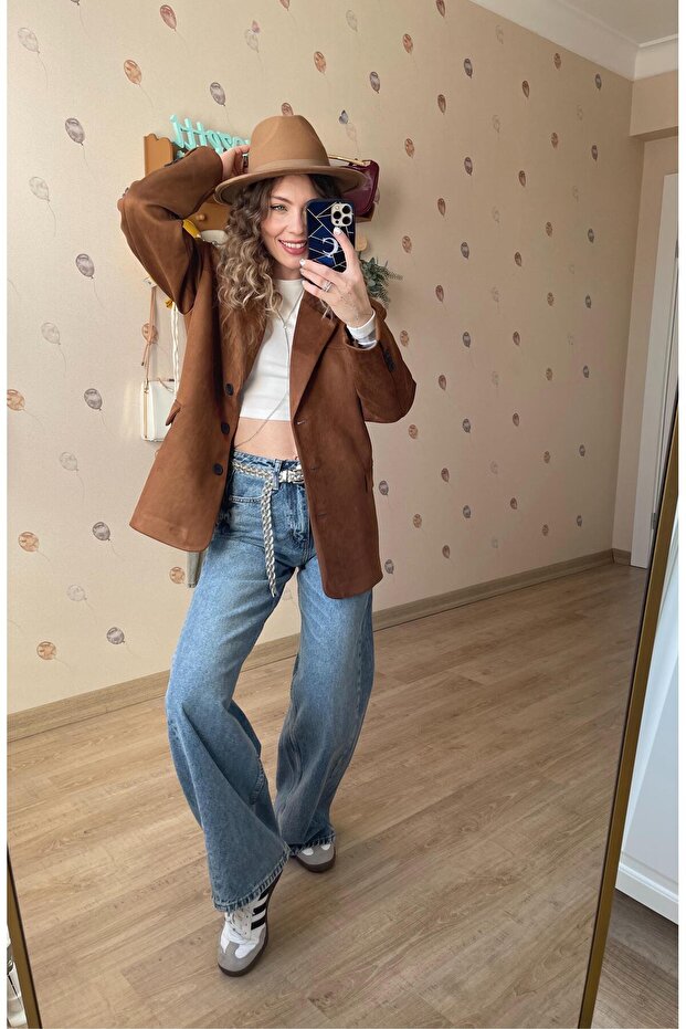 TABA SÜET CEKET - 2