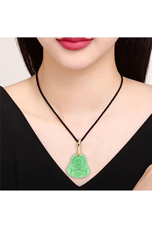 Bohemian Style Smiling Buddha Necklace