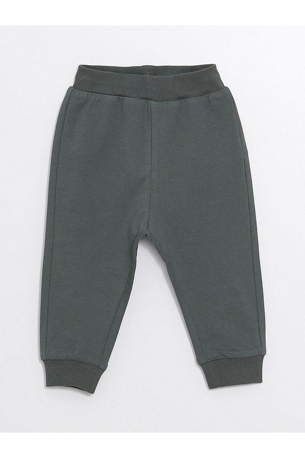 LCW baby Bisiklet Yaka Uzun Kollu Baskılı Erkek Bebek Sweatshirt ve Eşofman Alt 2'li Takım - 5