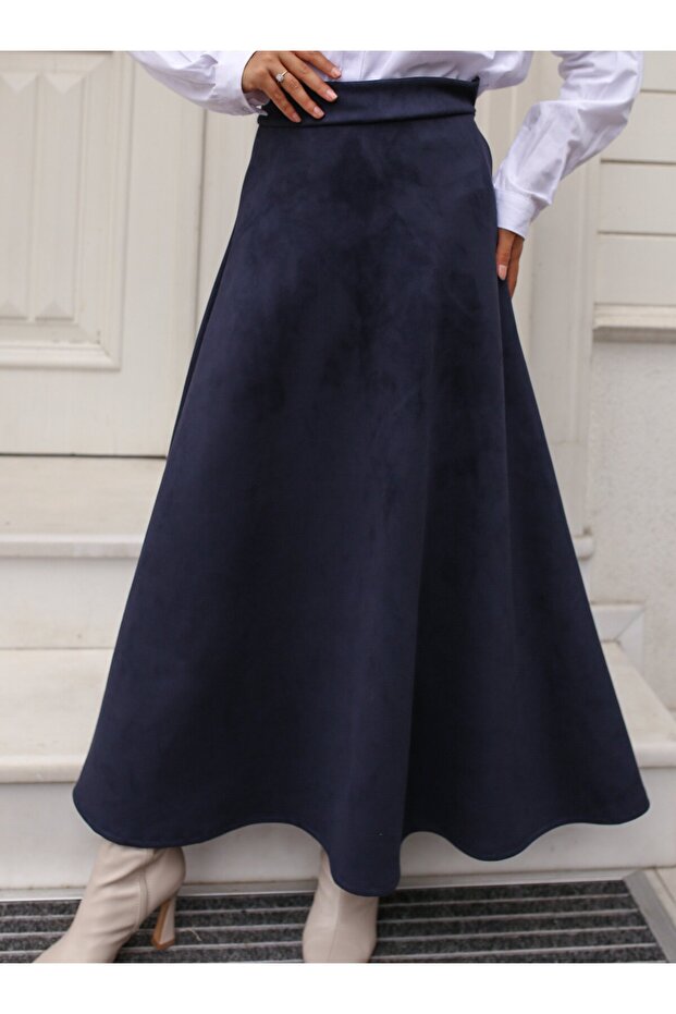 SÜET ETEK - Lacivert - - 4