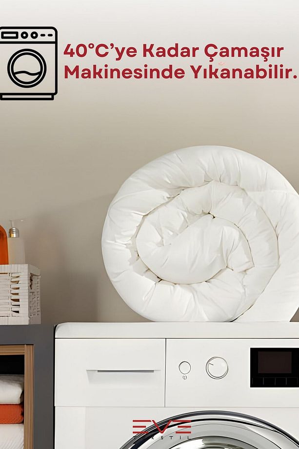 Kapitone Yüksek Kaliteli 4 Mevsim Kullanılabilir Microfiber Soft Tek Kişilik Antialerjik Yorgan - 8