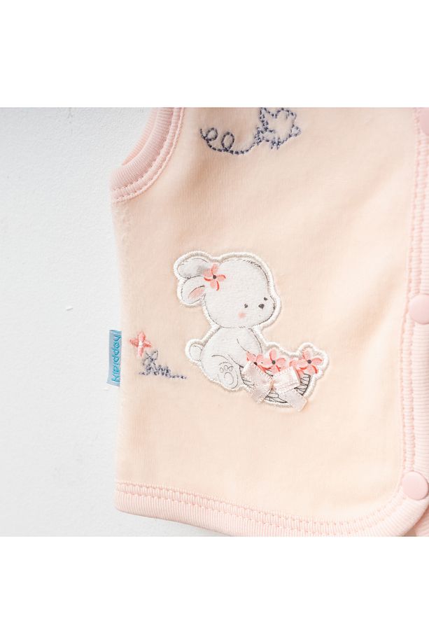 VELSOFT ASTARLI KADİFE BEBEK YELEK - 3