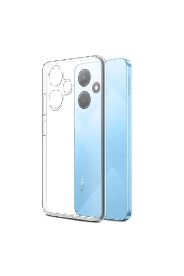 Infinix Hot 30I Compatible Clear Silicone Case - Flexible Full Protection Cover with Camera Protection