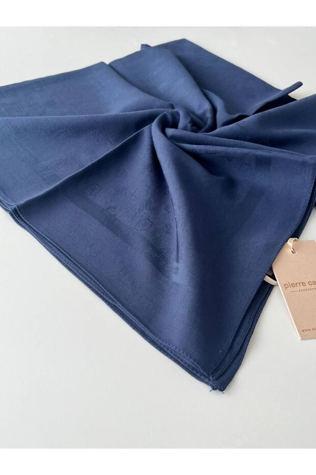 Eșarfă Algodon bleumarin - 3