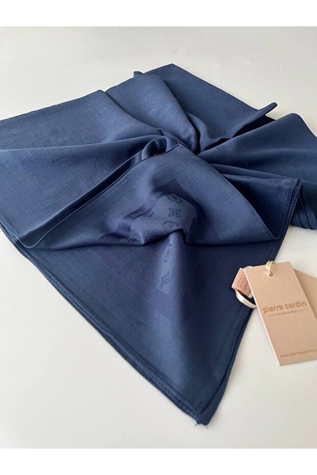 Eșarfă Algodon bleumarin - 6