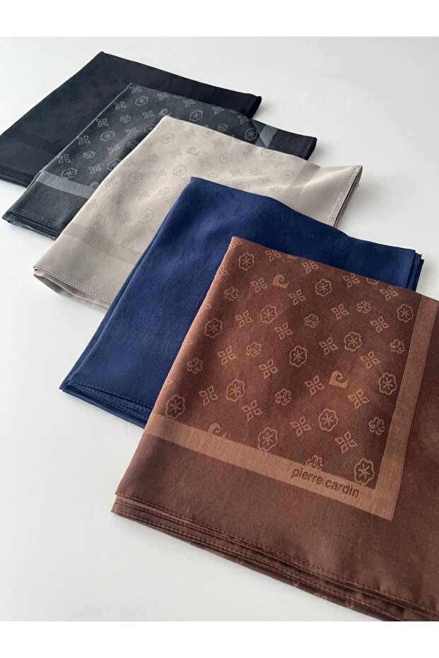 Eșarfă Algodon bleumarin - 7