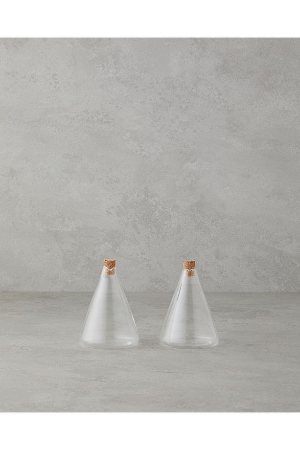 Simple Cam 2'li Yağlık - Sirkelik 180 ml Şeffaf - 1