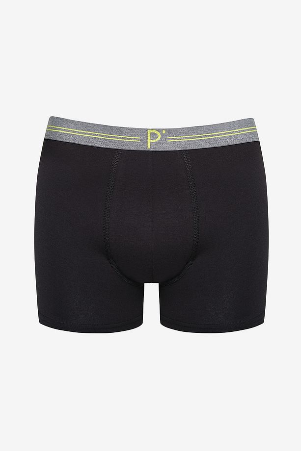 Black Basic 3lü Siyah Boxer - 4