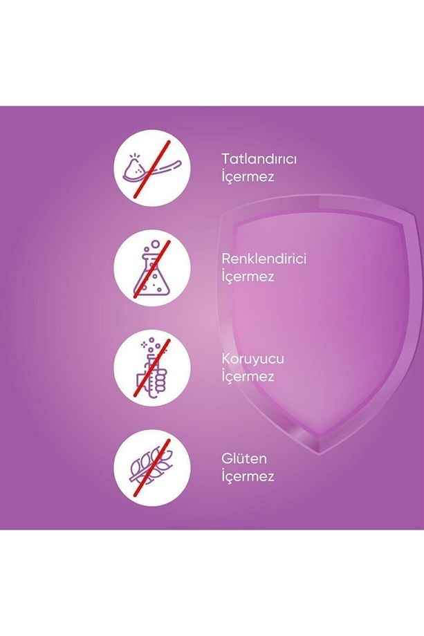 Beta Glukan Kara Mürver, C Vitamini, Çinko Bitkisel Vegan 30 Kapsül - 4