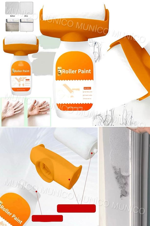 DIY Yenileme Duvar Reklamları Duvar Tamir Rulosu Boya Duvar Tamir Macunu Badana Çivi İzi Kapatma - 2