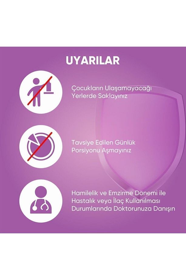 Beta Glukan Kara Mürver, C Vitamini, Çinko Bitkisel Vegan 30 Kapsül - 5