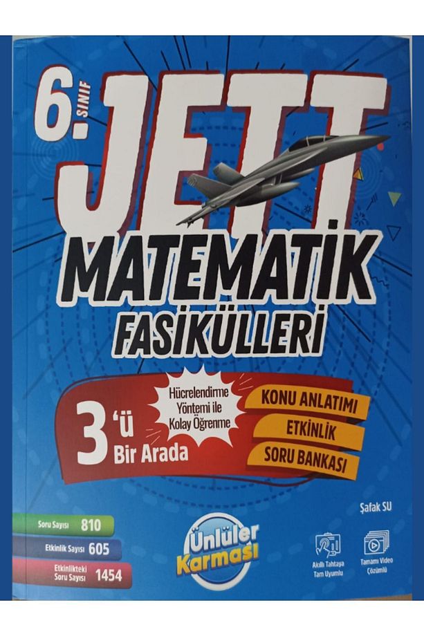Ünlüler Karması 6.Sınıf Jett Matematik Fasikülleri - 1