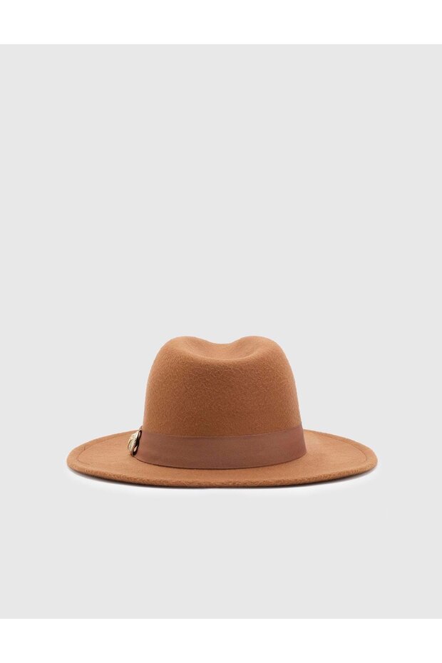 Minako Kadın Şapka Taba - 1