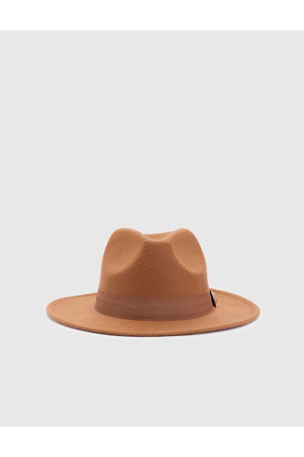 Minako Kadın Şapka Taba - 3