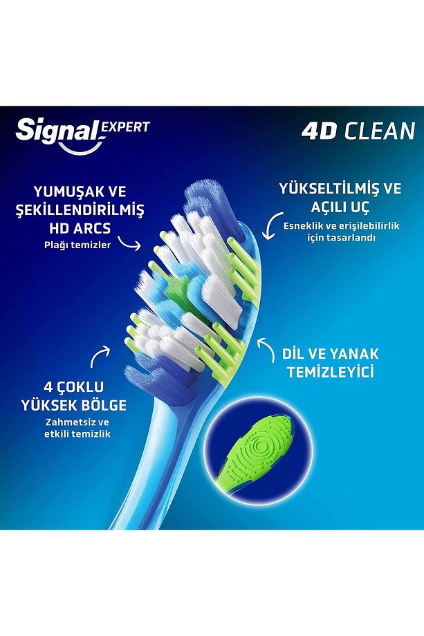 Ultra Clean Expert 4D Clean Diş Fırçası 1+1 Orta - 5