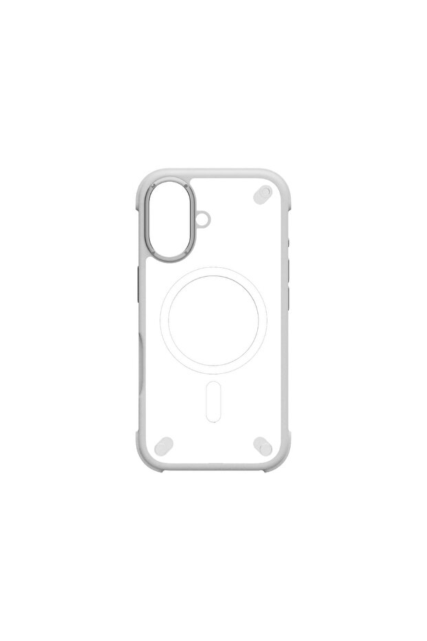 AiR CaseForm Magnetic Case iPhone 16 (Light Grey) - 2