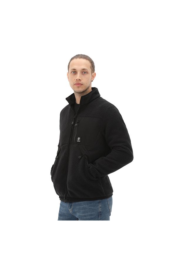 B0a62eb0011-r Sherpa Fleece Jacket Erkek Ceket Siyah - 2