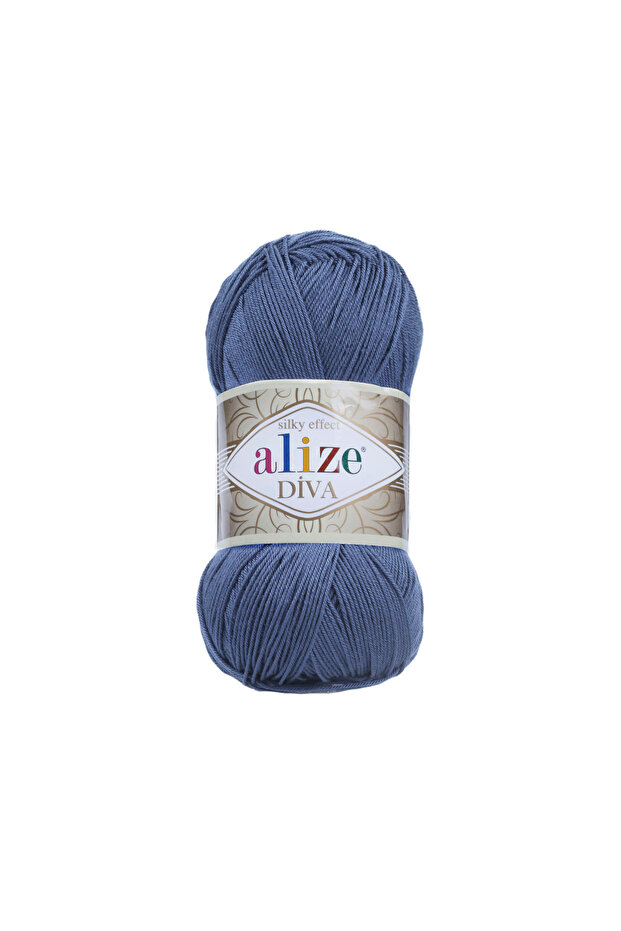 Diva 353 Amigurumi El Örgü Ipi 1 Adet Merserize ince ip Yazlık Bikini  Bluz Örgü ipi örgü crop - 1