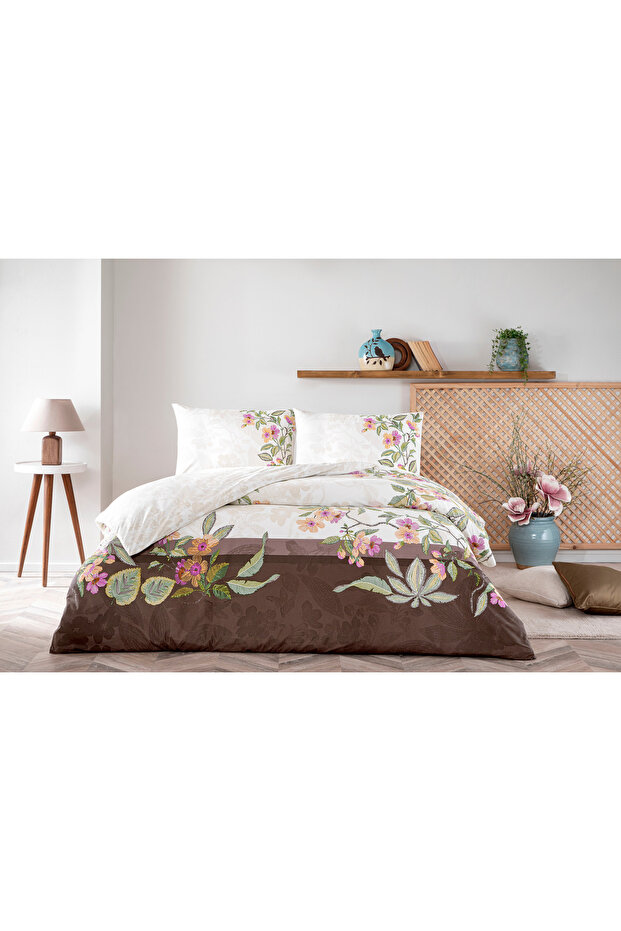 طقم سرير مزدوج من CROWN RANFORCE مقاس 200 × 220 سم