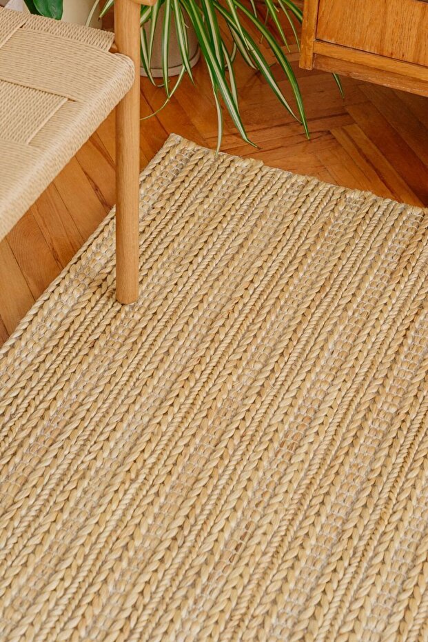 Dulce - Cream Jüt Hasır Halı - 3