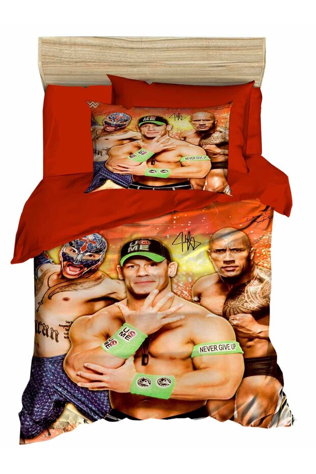 American Wrestling 3D Digital Single Duvet Cover Set