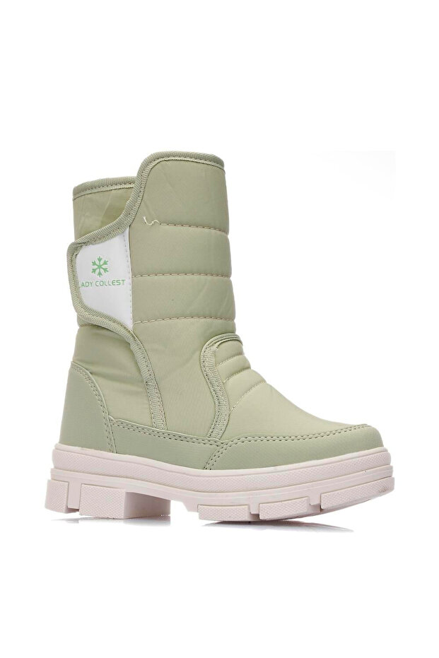 K20 İçi Termal Su Geçirmez Cırtlı Kız Çocuk Kar Botu - 1