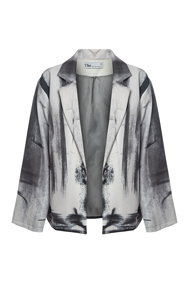 Unisex Printed Vintage Jacket