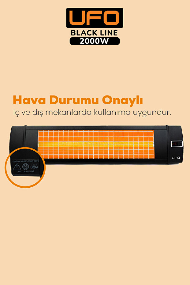 Black Line 2000 W Uk Duvar Tipi Dikey Ve Yatay Kullanım & Devrilme Emniyetli Prizli Stand - 3