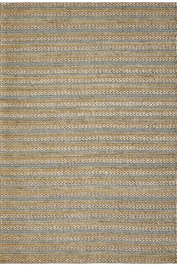 Dulce - Silver Multy Çok Renkli Jüt Hasır Halı - 1