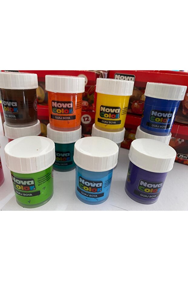 12 Adet 25 ml Guaj Boya - 4