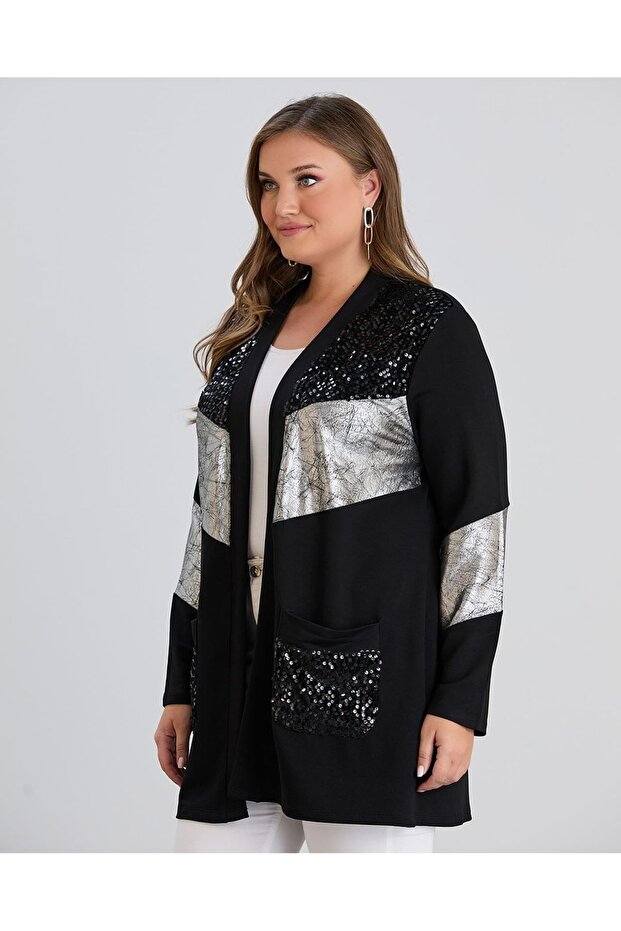 Large Size Pirilted Jacket - 7