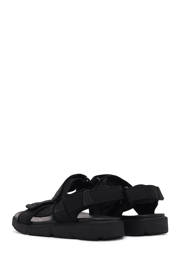 Erkek Siyah Xand 2s Kumaş Sandalet U45bga01115c9999 - 5